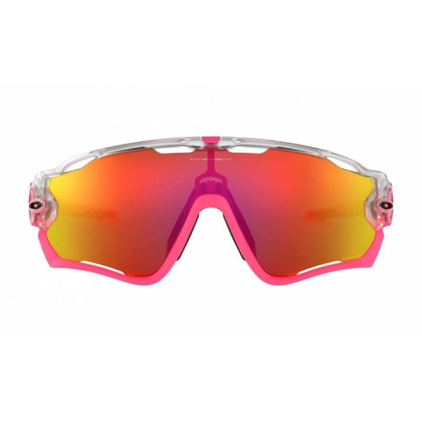 Oakley Jawbreaker Crystal Pop Fahrradbrille Primz Ruby Lens