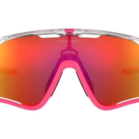 Occhiali da ciclismo Oakley Jawbreaker Crystal Pop Primz Ruby Lens