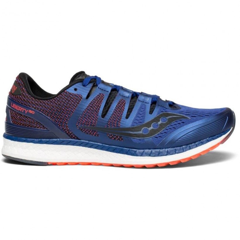 Tênis Saucony Liberty Iso azul / laranja AW18