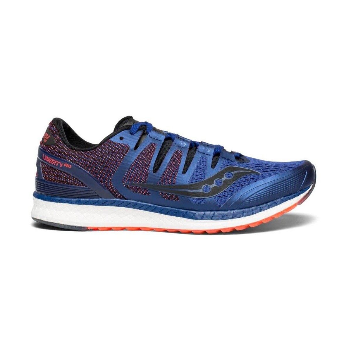 Saucony Liberty Iso Running Shoes Blue Orange