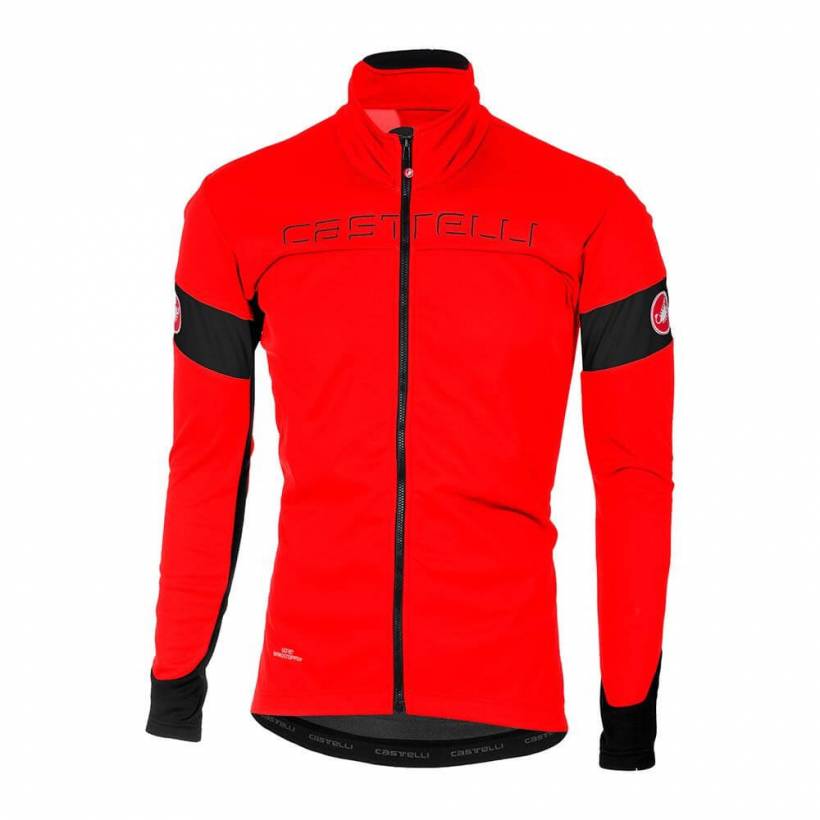 Castelli Transition Red and Black Jacket