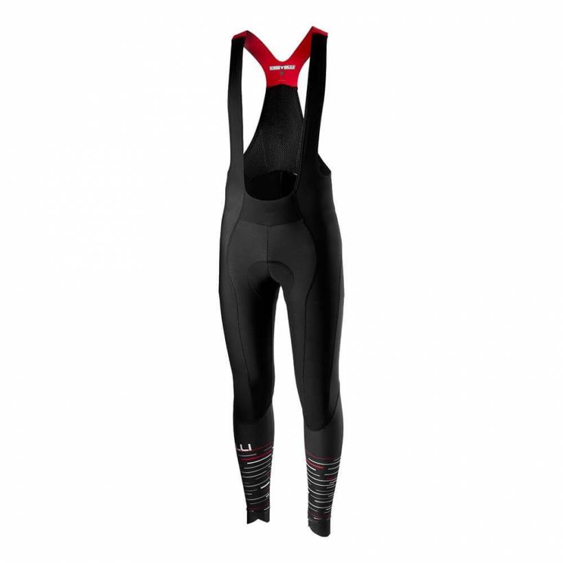 Castelli LW X2 Air Long Bib Shorts Black Red