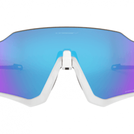 Oakley Flight Jacket Glasses Matte White Prizm Sapphire Iridium