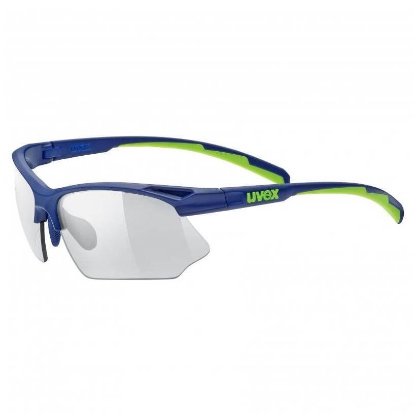 Óculos de sol Uvex Sportstyle 802 Vario Azul Verde Fosco