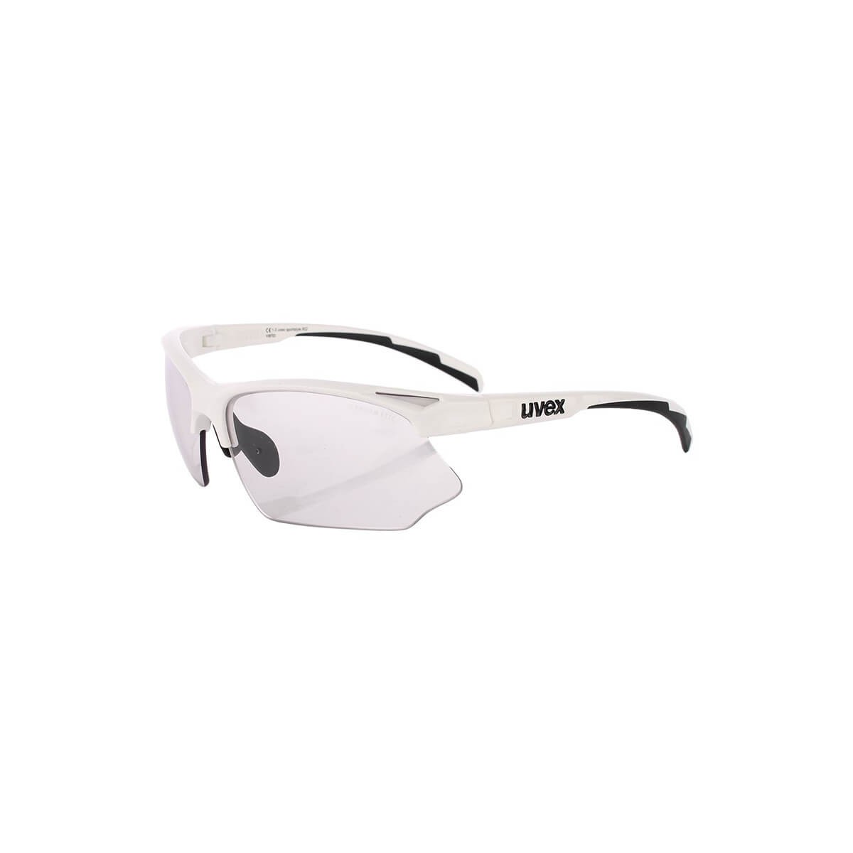 Sonnenbrille günstig Kaufen-Uvex Sportstyle 802 Vario White Sonnenbrille. Uvex Sportstyle 802 Vario White Sonnenbrille <![CDATA[Uvex Sportstyle 802 Vario White Sonnenbrille Mit variablen Linsen mit lichtempfindlicher photochromer Struktur, die durch Anpassung an das Umgebungslicht d