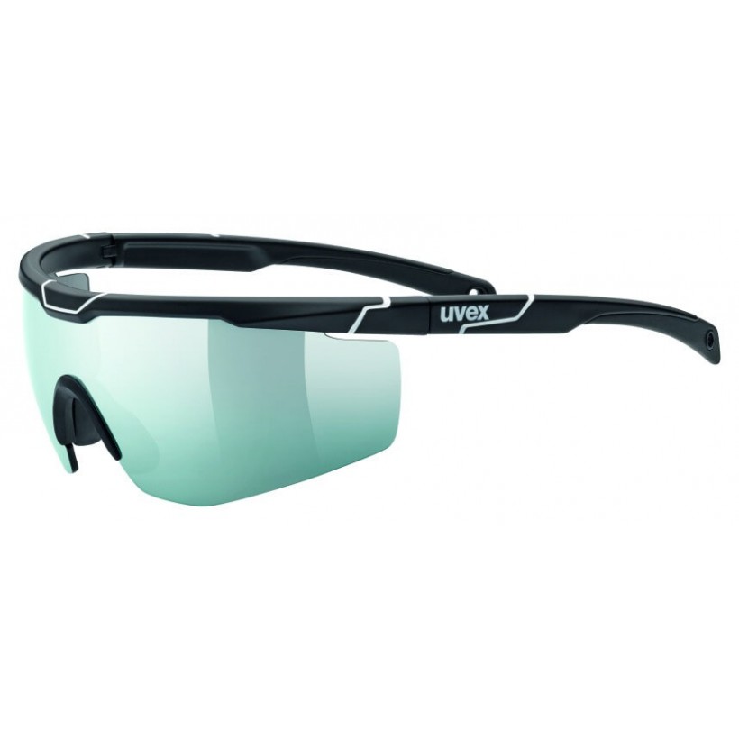 Uvex Sportstyle 117 Sunglasses Matte Black White