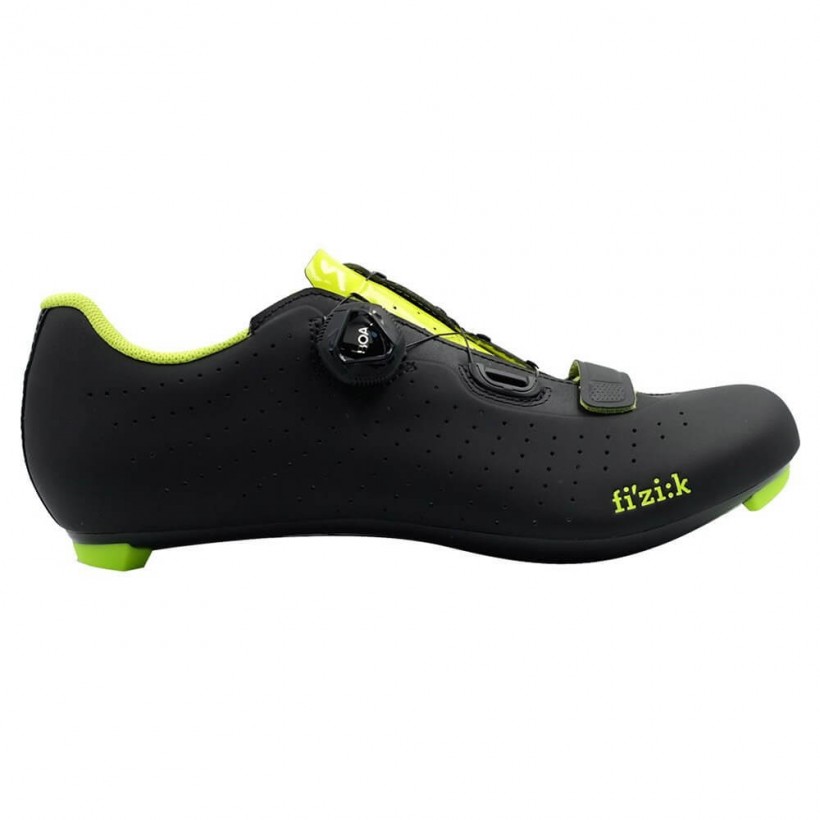 Fizik Tempo R5 Overcurve Shoes Black / Fluo Yellow
