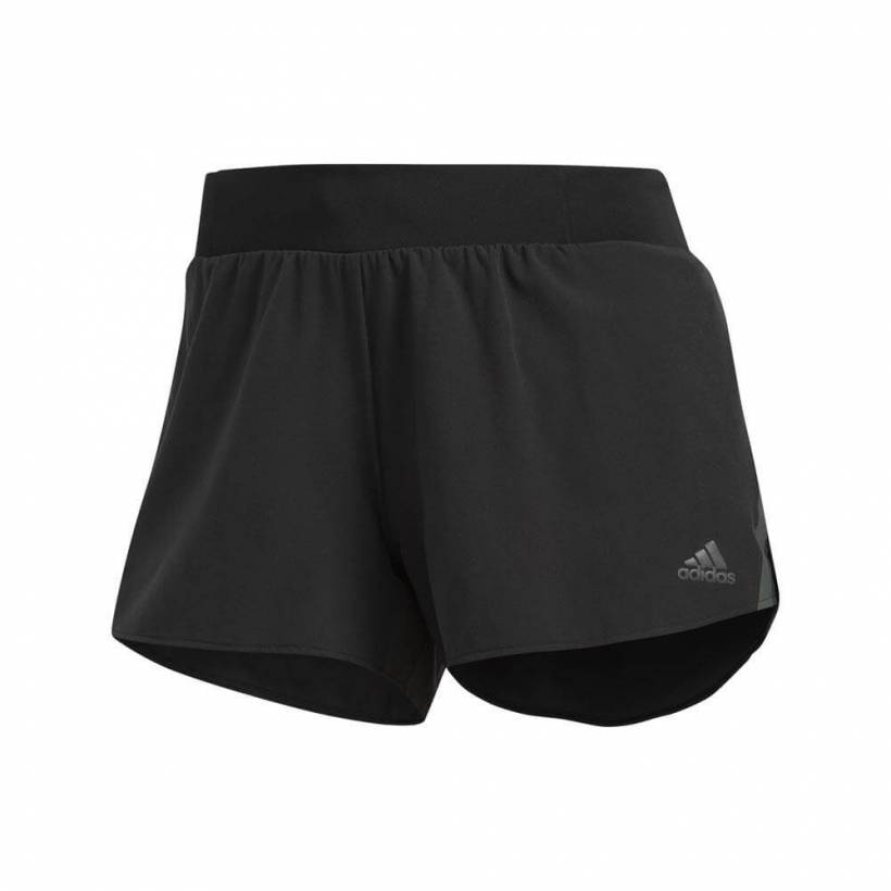 Shorts de corrida Adidas Saturady Short Woman preto