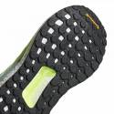 Damskie Buty Do Biegania Adidas Solar Glide ST Lima Fluo Białe Niebieskie SS19
