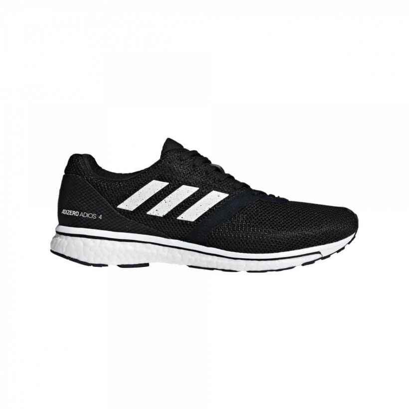 Adidas Adizero Adios 4 m Laufschuhe Schwarz Weiß SS19
