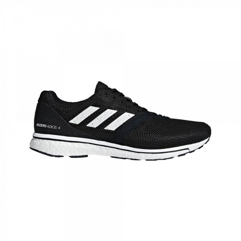 Adidas Adizero Adios 4 m Running Shoes Black White SS19