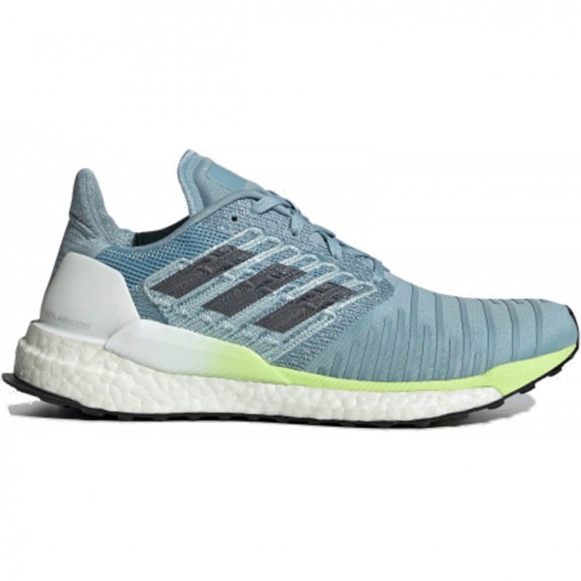 Adidas Solar Boost Blue Turquoise White Lime SS19 Women's Running Shoes