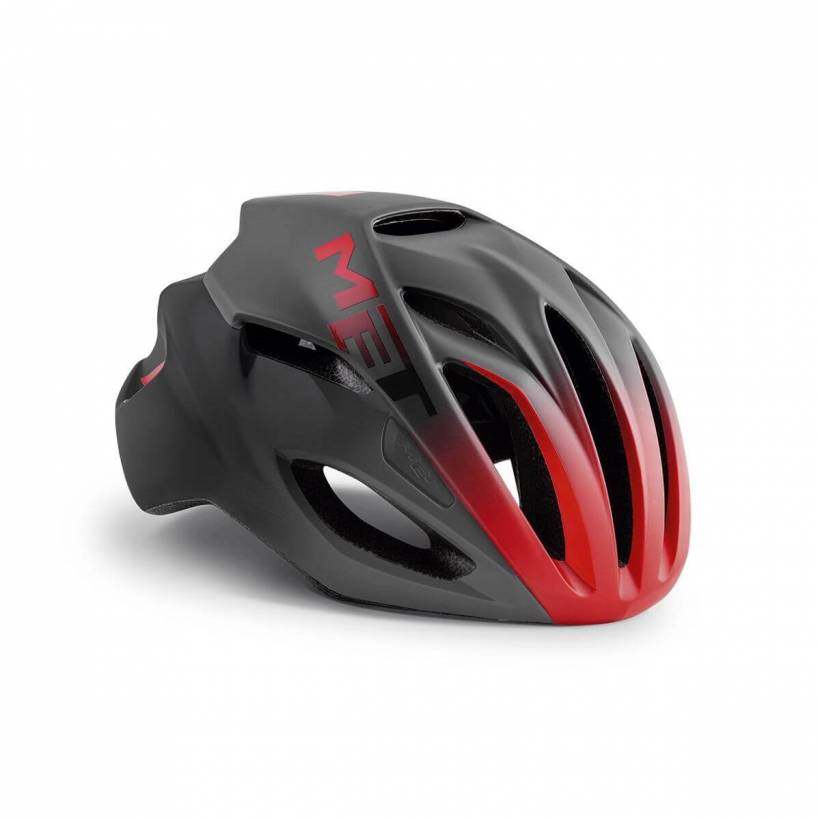 Met Rivale Helmet Matte Black Red Shadow