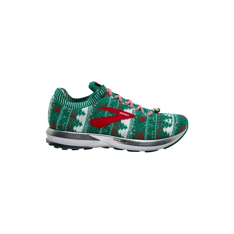 Brooks Levitate 2 Ugly Sweater Green / White / Red AW18 Shoes