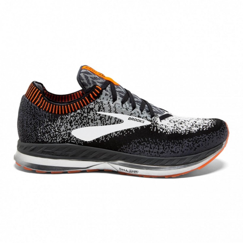 Brooks Bedlam AW18 Black Gray Orange Mens