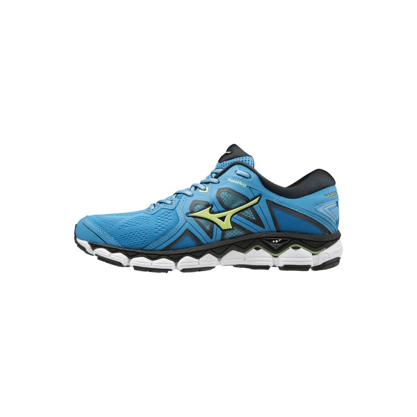 Mizuno Wave Sky 2 Shoes Blue, green, black Man SS19