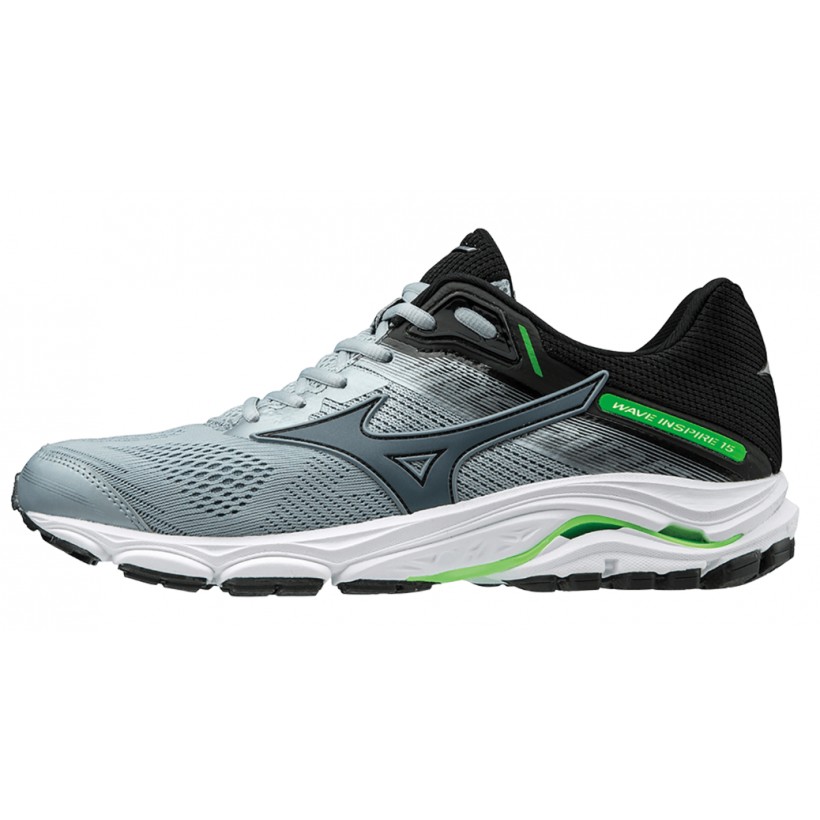 Wave Inspire 15 Trainers Gray Black Green SS19