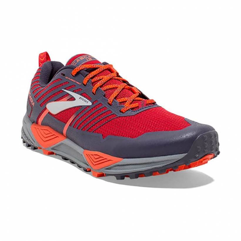 Brooks Cascadia 13 Rosso Arancio Grigio SS19