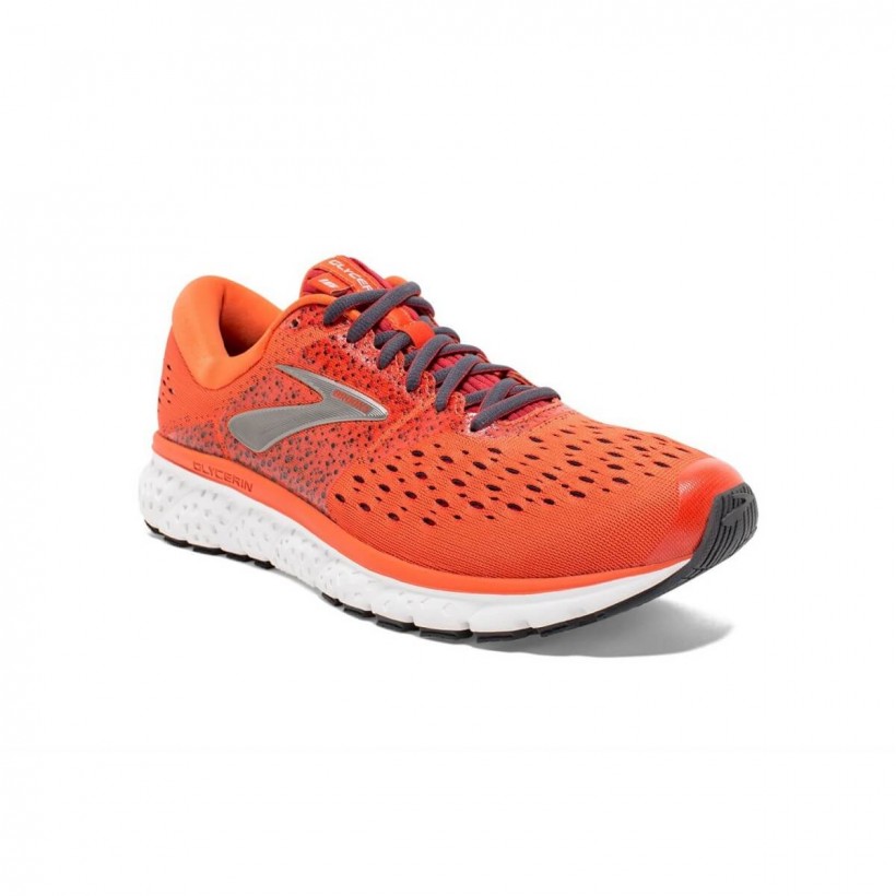 Chaussures Brooks Glycerin 16 Orange Rouge SS19