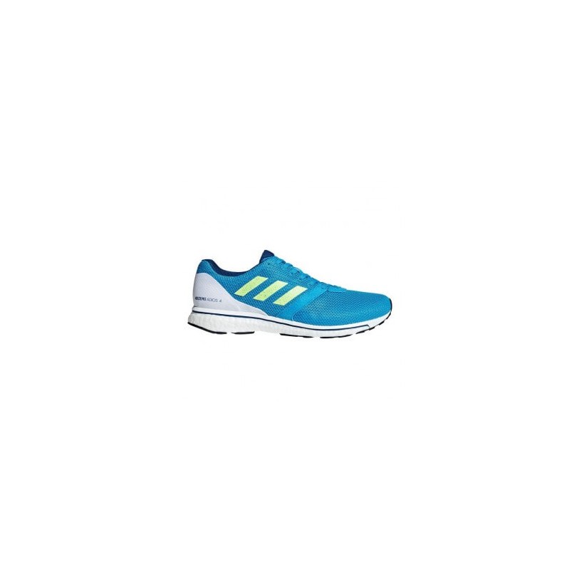 Adidas Adizero Adios 4m Shoes Blue White Lime PV19