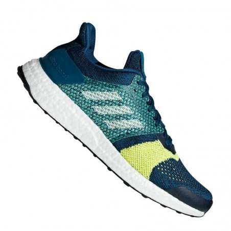 Adidas Ultra Boost ST Men s Shoes Blue Yellow Green PV19