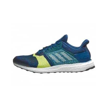 Zapatillas Adidas Ultra Boost ST Hombre Azul Amarillo Verde PV19