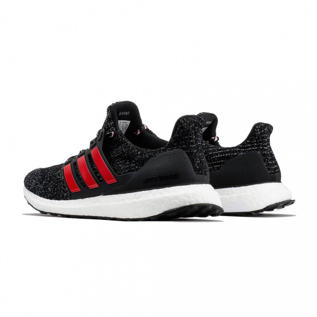 irregular Contrapartida Consistente Adidas Ultra Boost Ren-Zhe Black Scarlet Red SS19 Mens