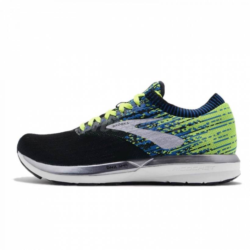 Chaussures Homme Brooks Ricochet Noir Bleu SS19
