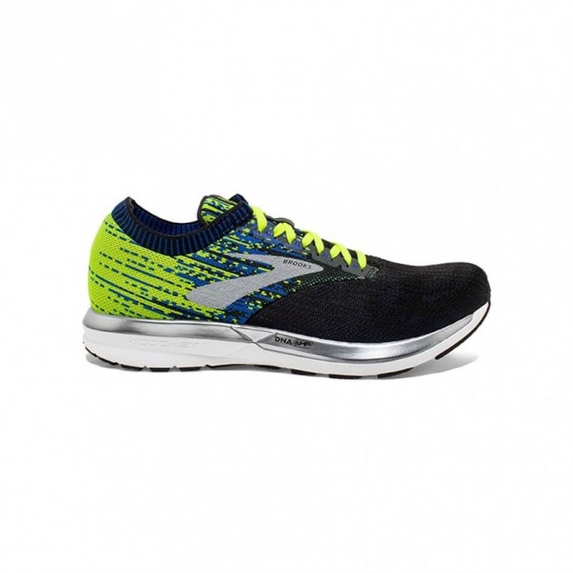 Chaussures Homme Brooks Ricochet Noir Bleu SS19