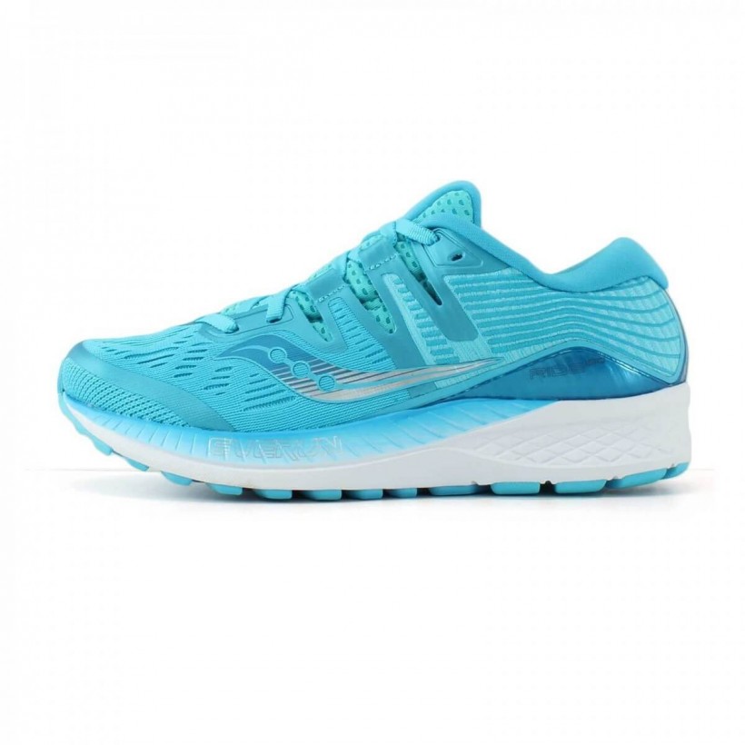 Saucony Ride ISO Bleu Turquoise Femme SS19