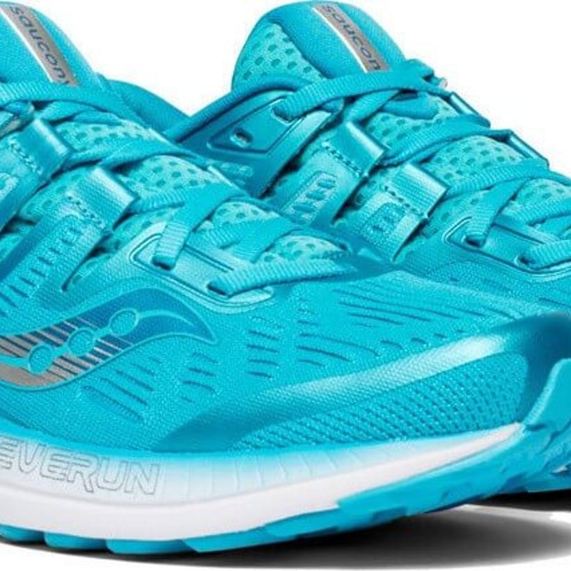 Saucony Ride ISO Turquoise Blauw Dames SS19