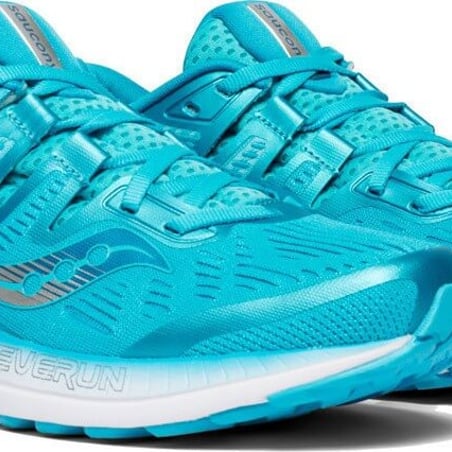 Saucony Ride ISO Turquoise Blauw Dames SS19