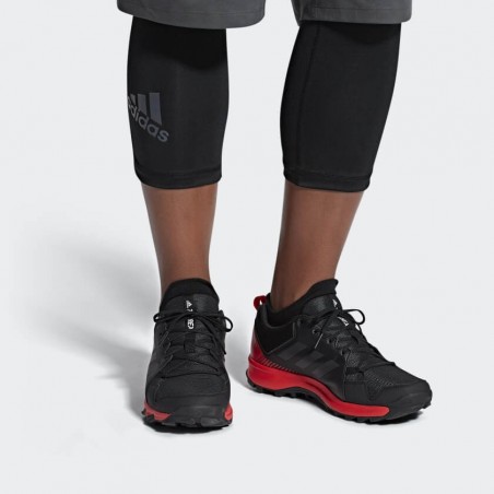Adidas Terrex Tracerocker Shoes Black/Charcoal/Red SS19