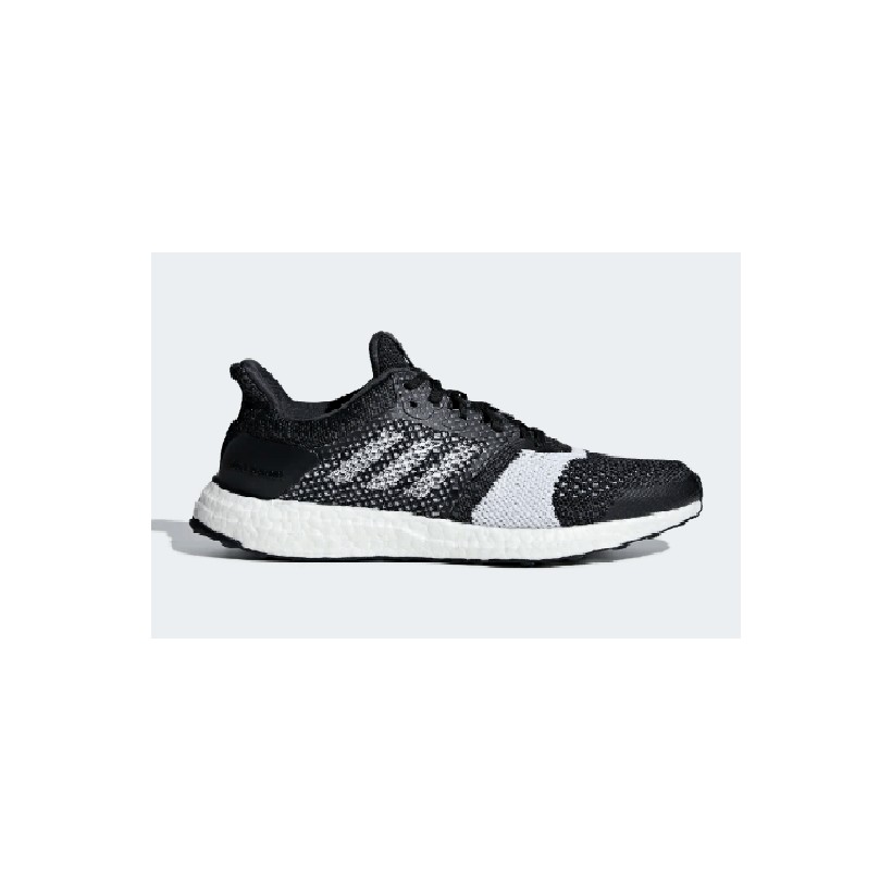 Adidas Ultra Boost ST Men's Shoes Black White Carbon PV19