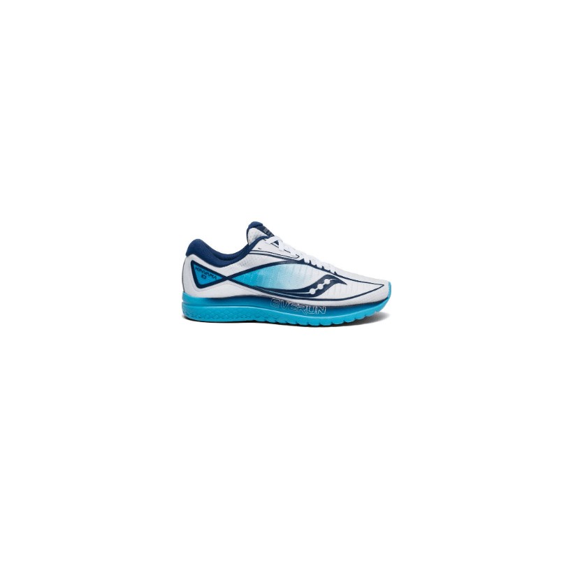 Saucony Kinvara 10 Bianco Bianco Blu Donna SS19