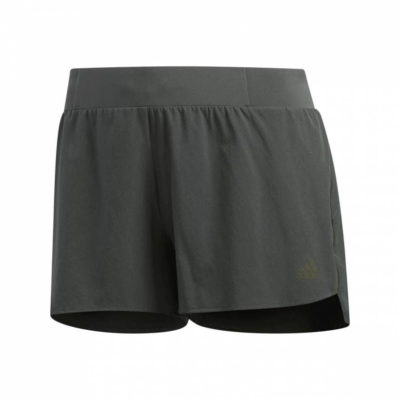 Shorts Adidas Saturday Short Running Frau Dunkelgrün SS19
