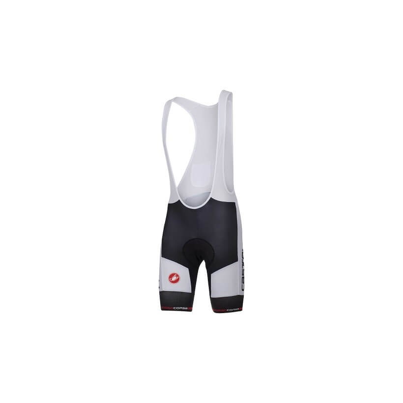 Castelli Inferno White Black Bib Shorts