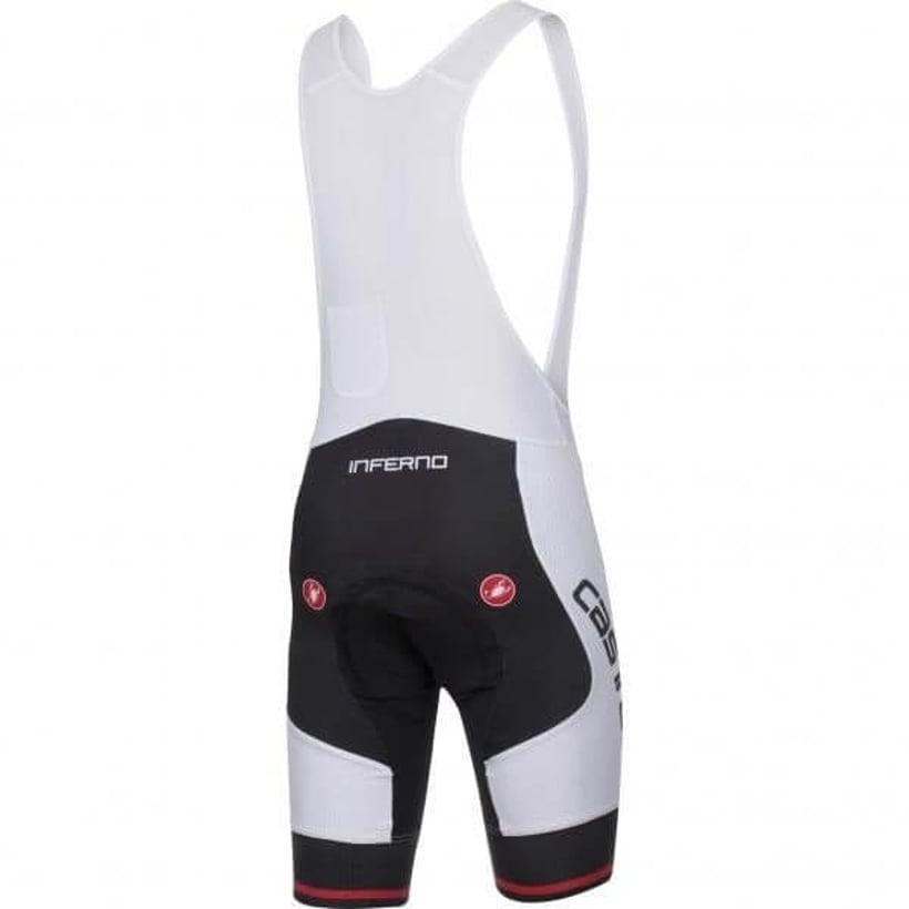 Salopette Castelli Inferno Bianco Nero