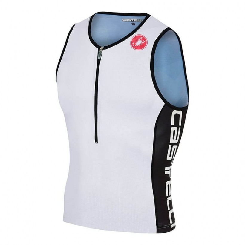 Top Castelli Core 2 Uomo Bianco Nero