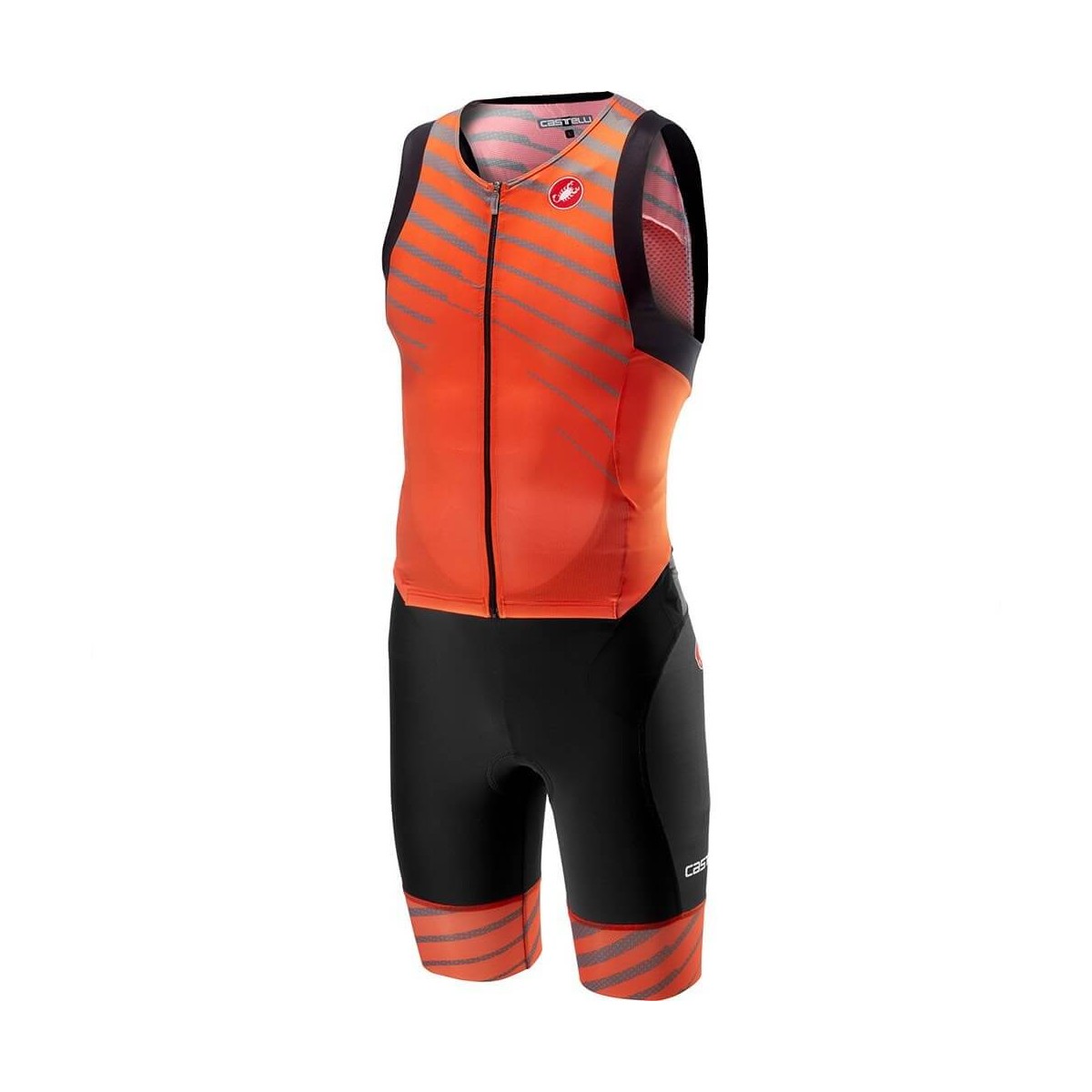 Mit 6 günstig Kaufen-Castelli Free Tri Orange Trisuit, Größe M. Castelli Free Tri Orange Trisuit, Größe M <![CDATA[Castelli Free Tri Orange Trisuit Führen Sie Triathlons wie ein Profi mit Castellis Integral Free Trisuit durch, perfekt für olympische Dist