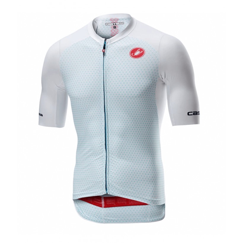 Camisa branca Castelli Aero Race 6.0