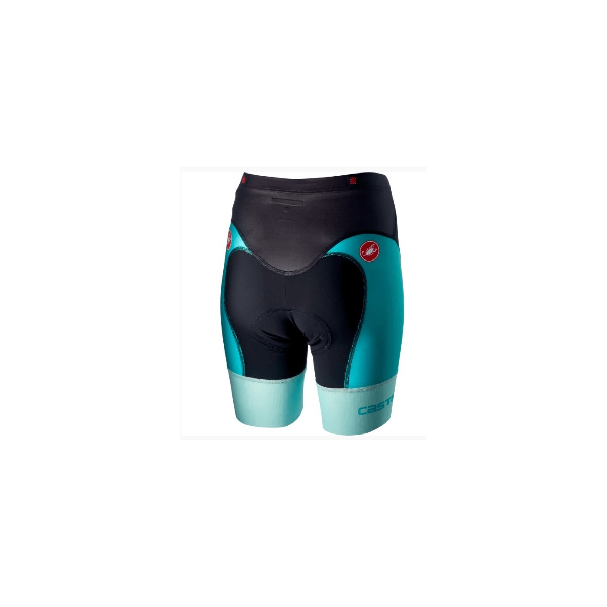 Download Castelli Free Tri Rosso Corsa Bib Shorts turquoise blue woman
