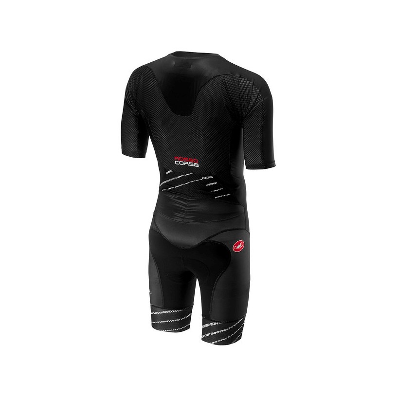 Trisuit all out speed suit man black white
