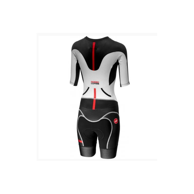 Fato completo Castelli Integral Mulher Branco Preto