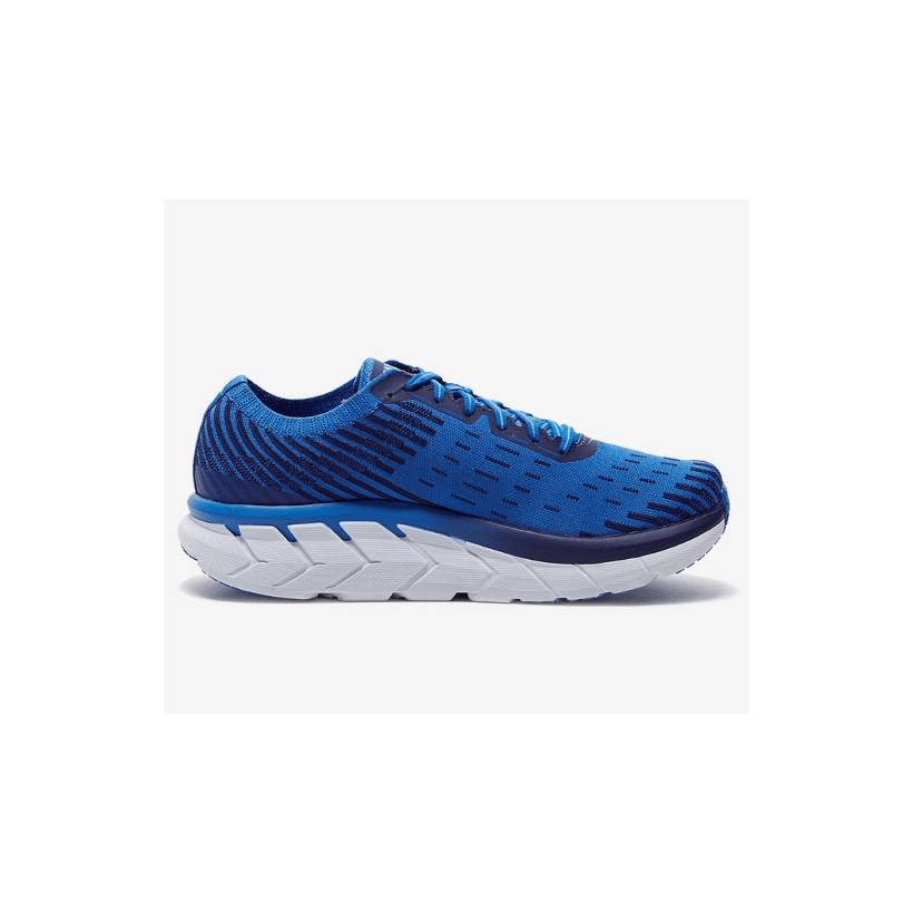 Hoka Clifton 5 Knit SS19 Niebiesko-białe buty męskie