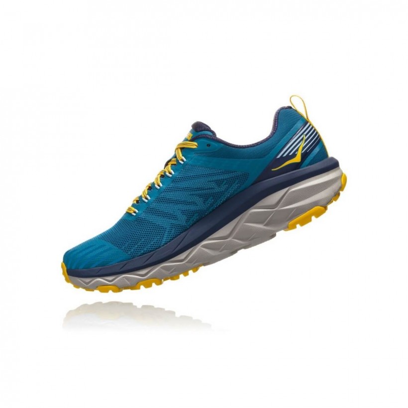 Hoka One One Challenger ATR 5 Blue Yellow SS19 - Trail Shoes
