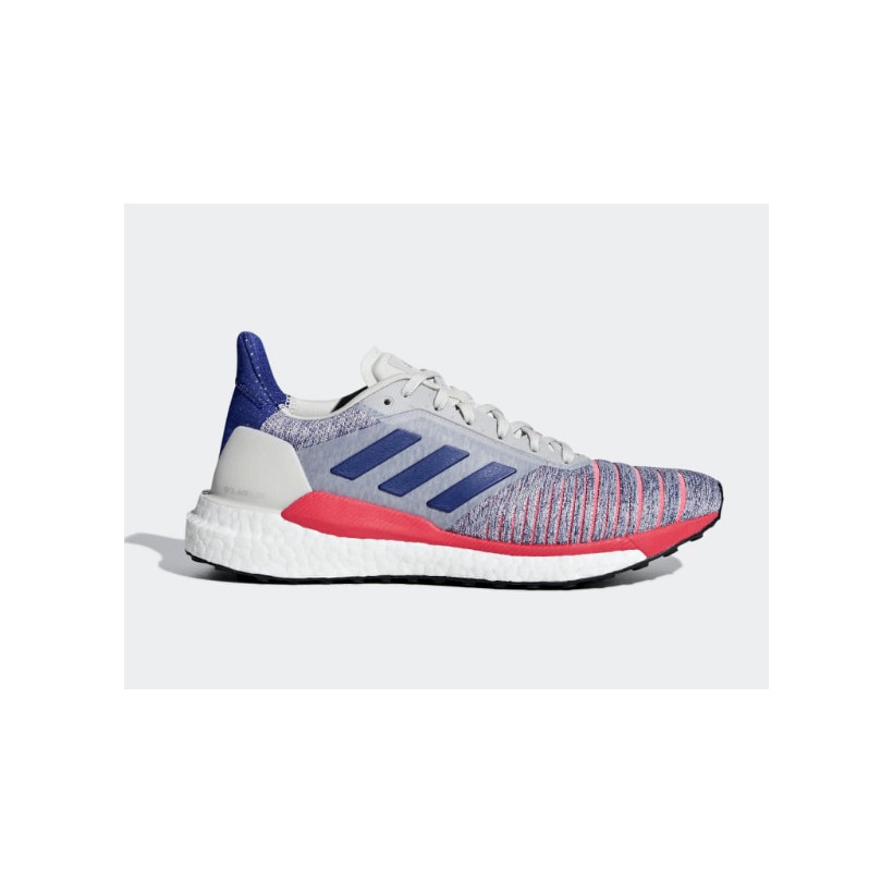 Adidas Solar Glide White Blue Red Women's Shoes PV19