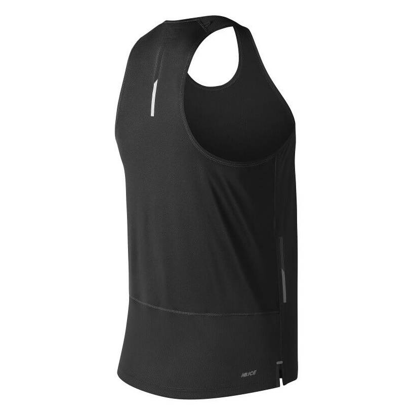 Camiseta New Balance running Hombre Maraton de Londres Negra