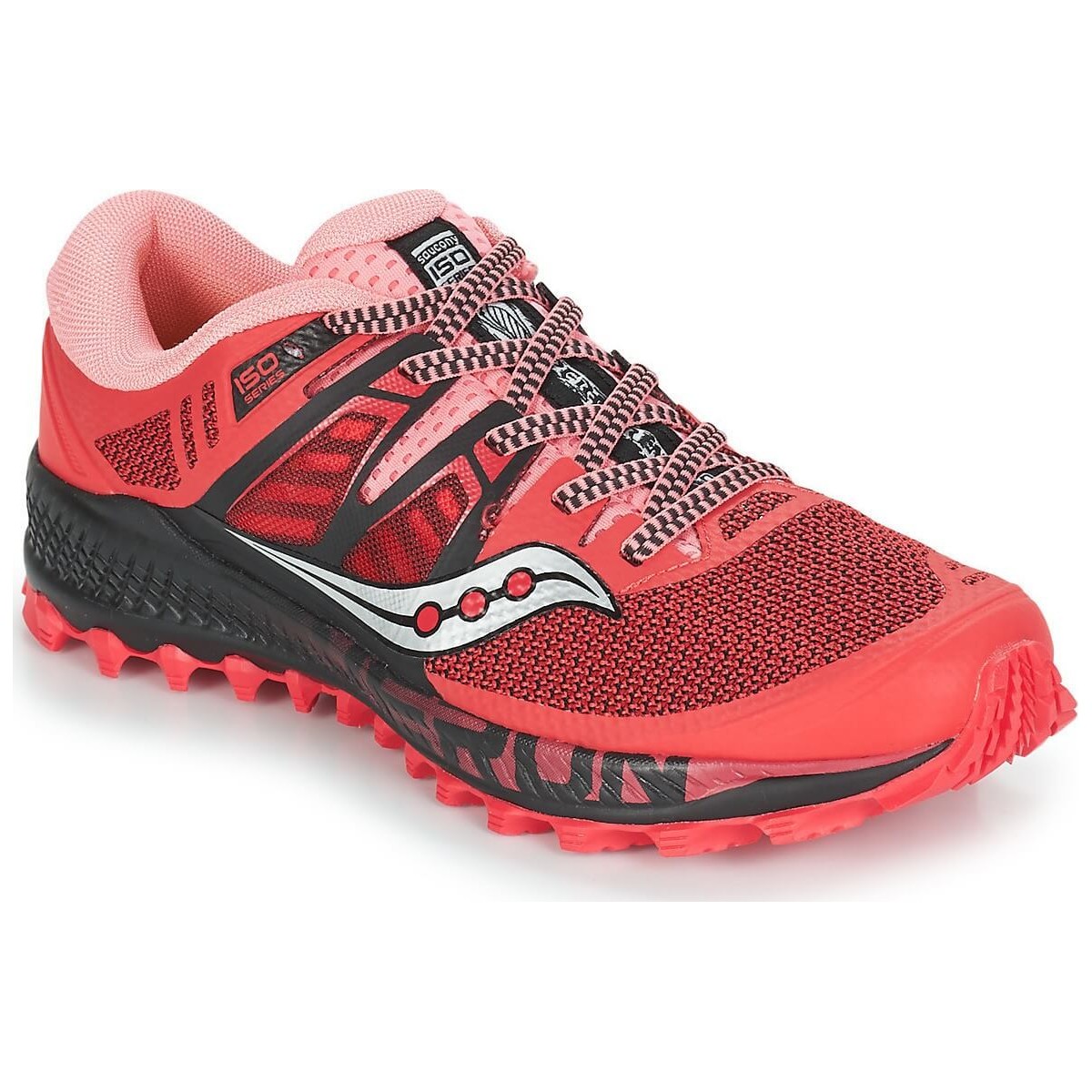 Saucony Peregrine ISO Red Black Women SS19
