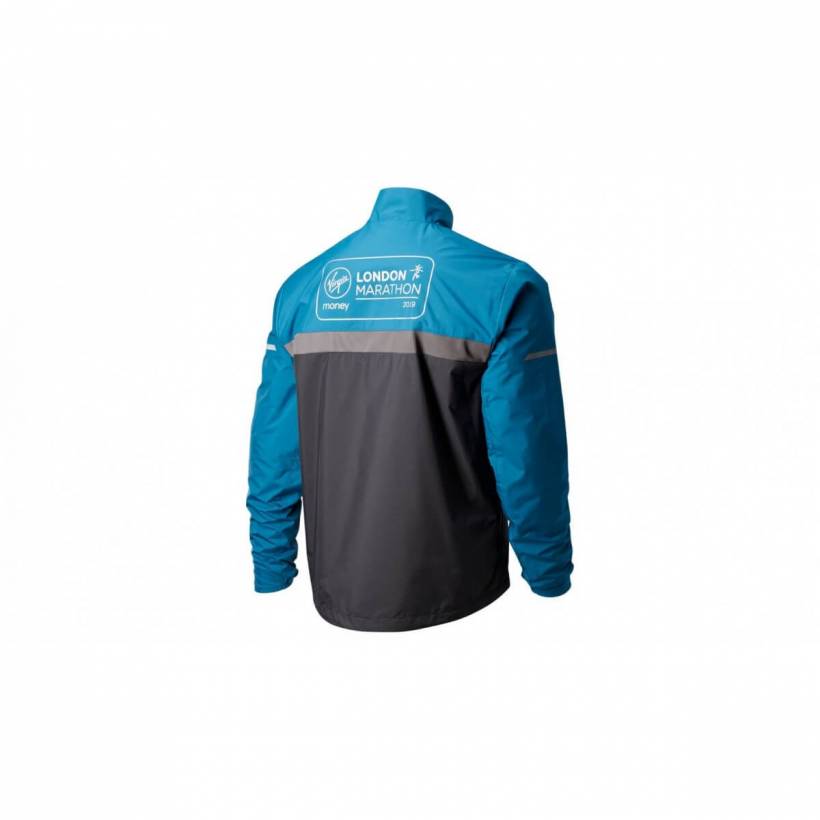 Jacket New Balance Ed. Virgin London Marathon Blue and Gray